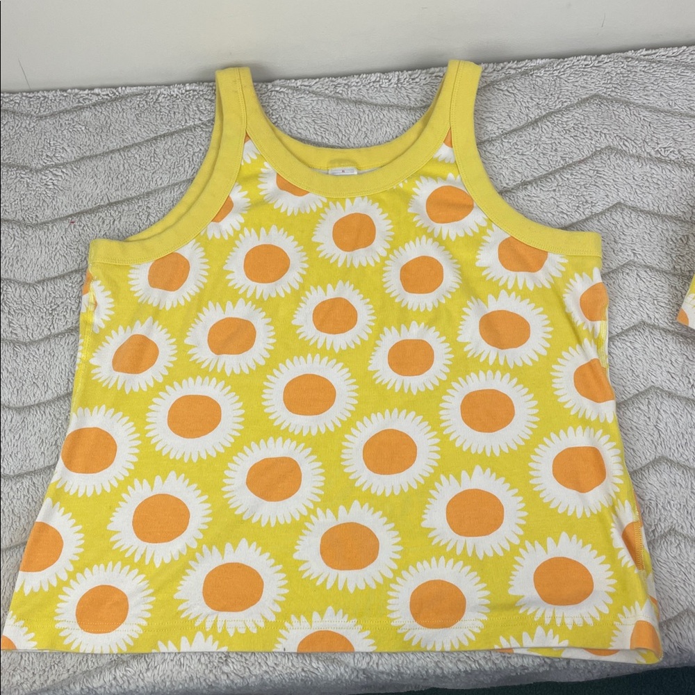 Hanna Andersson Organic Cotton Pajamas Matching Shorts & Tank Top - Picture 3 of 12